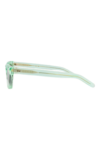 Gucci GG1524S Transparent Light Green Sunglasses-AmbrogioShoes