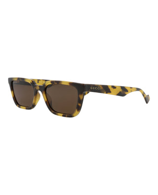 Gucci GG1539S Opal Yellow Spotted Havana Sunglasses-AmbrogioShoes