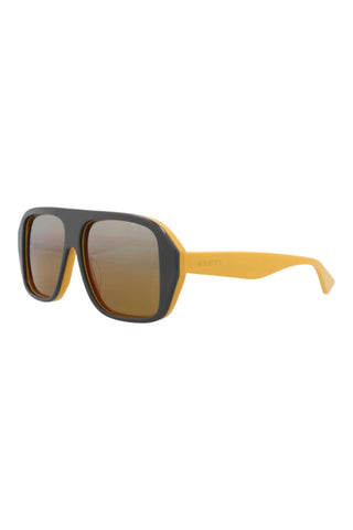 Gucci GG1615S Bilayer Grey/Mustard Sunglasses-AmbrogioShoes