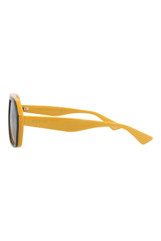 Gucci GG1615S Bilayer Grey/Mustard Sunglasses-AmbrogioShoes