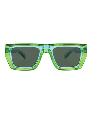 Gucci GG1723S Transparent Green/Lime Yellow Sunglasses-AmbrogioShoes
