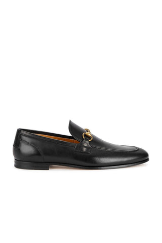 Gucci Jordaan Leather Loafers Black 406994 (GGM1710)