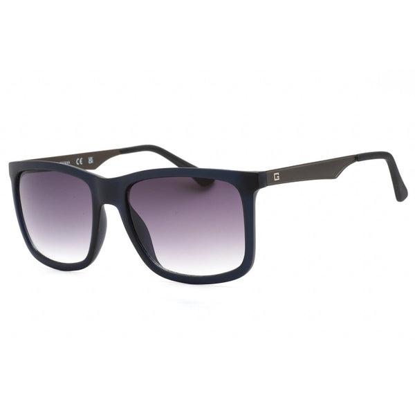 Guess Factory GF0171 Sunglasses matte blue / gradient smoke-AmbrogioShoes