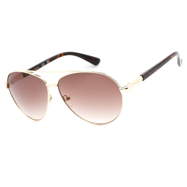 Guess Factory GF0221 Sunglasses Gold / Gradient Brown-AmbrogioShoes