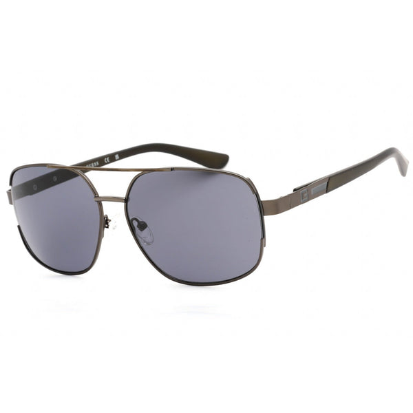 Guess Factory GF0227 Sunglasses Shiny gunmetal / smoke-AmbrogioShoes