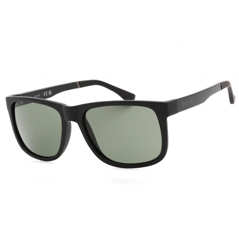 Guess Factory GF0234 Sunglasses matte black / green-AmbrogioShoes