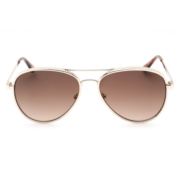 Guess Factory GF0350 Sunglasses Gold / Gradient Brown-AmbrogioShoes