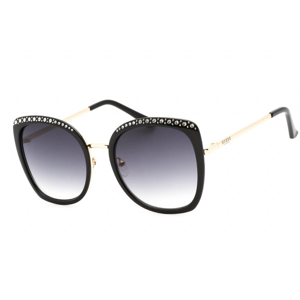 Guess Factory GF0381 Sunglasses Shiny Black / Gradient Smoke-AmbrogioShoes