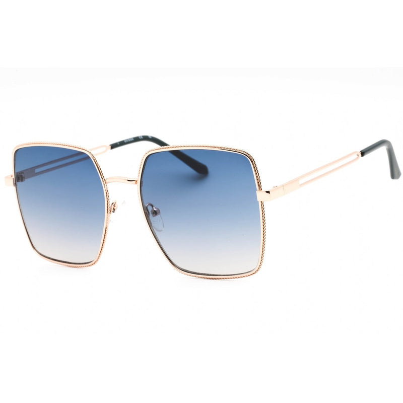 Guess Factory GF0419 Sunglasses Shiny Rose Gold / Gradient Blue-AmbrogioShoes