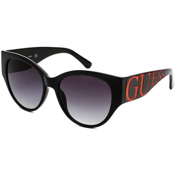 Guess Factory GF6118 Sunglasses Shiny Black / Gradient Smoke-AmbrogioShoes
