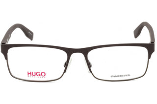 HUGO HG 0293 Eyeglasses Matte Brown / Clear Lens-AmbrogioShoes