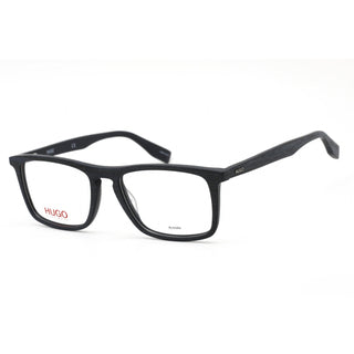 HUGO HG 0322 Eyeglasses Matte Blue Wood / Clear Lens-AmbrogioShoes
