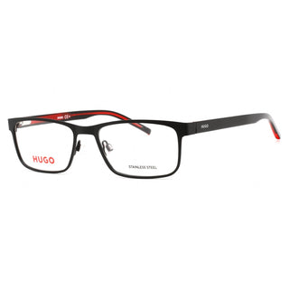 HUGO HG 1005 Eyeglasses Black Red / Clear Lens-AmbrogioShoes