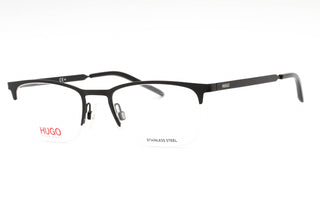 HUGO HG 1019 Eyeglasses Matte Black/Clear demo lens-AmbrogioShoes