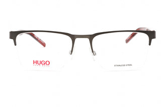 HUGO HG 1076 Eyeglasses Matte Ruthenium / Clear Lens-AmbrogioShoes