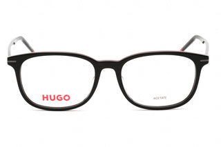 HUGO HG 1171 Eyeglasses Black Red / Clear Lens-AmbrogioShoes