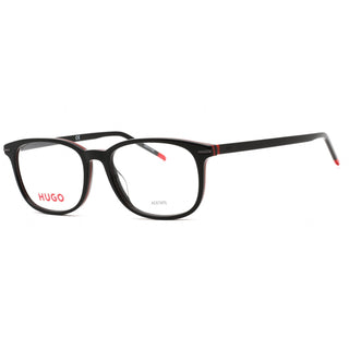 HUGO HG 1171 Eyeglasses Black Red / Clear Lens-AmbrogioShoes