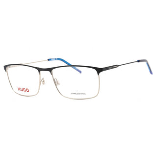 HUGO HG 1182 Eyeglasses BLUE RUTHENIUM/Clear demo lens-AmbrogioShoes