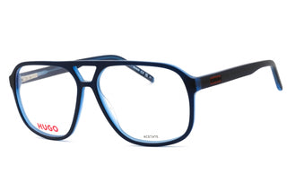 HUGO HG 1200 Eyeglasses BLUE/Clear demo lens-AmbrogioShoes