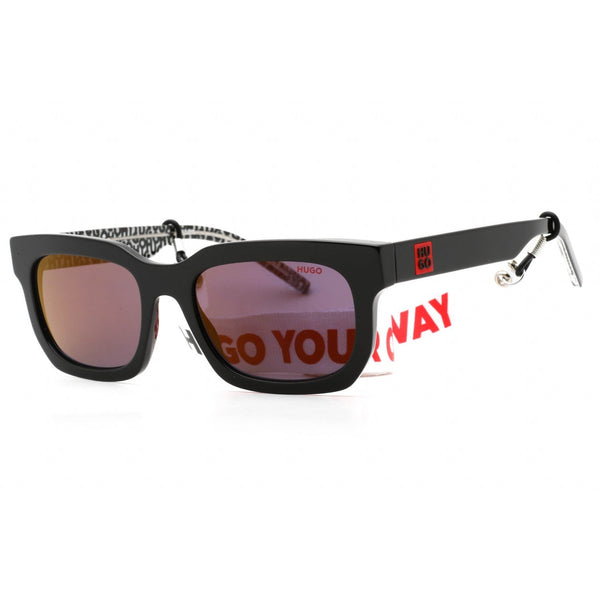 HUGO HG 1219/S Sunglasses BLACK/RED SP-AmbrogioShoes