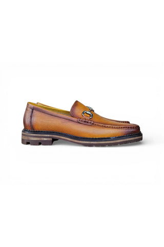 Carrucci KS623-01 Horse-Bit Loafer