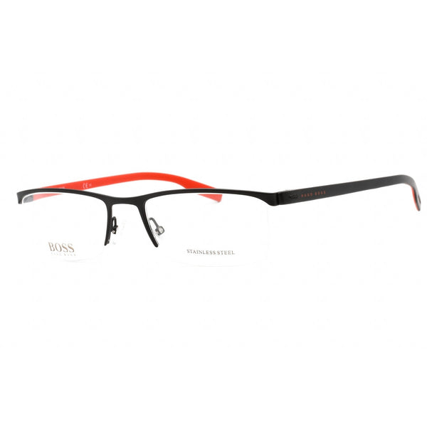 Hugo Boss 0610/N Eyeglasses Bkrt Crystal Red / Clear demo lens-AmbrogioShoes