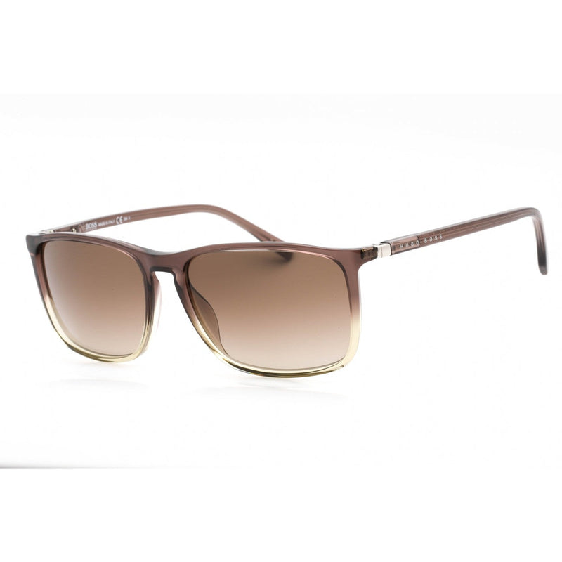Hugo Boss 0665/N/S Sunglasses Brown Gray (HA) / Brown Gradient-AmbrogioShoes