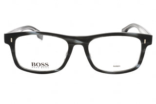 Hugo Boss 0928 Eyeglasses Blue Horn / clear demo lens-AmbrogioShoes