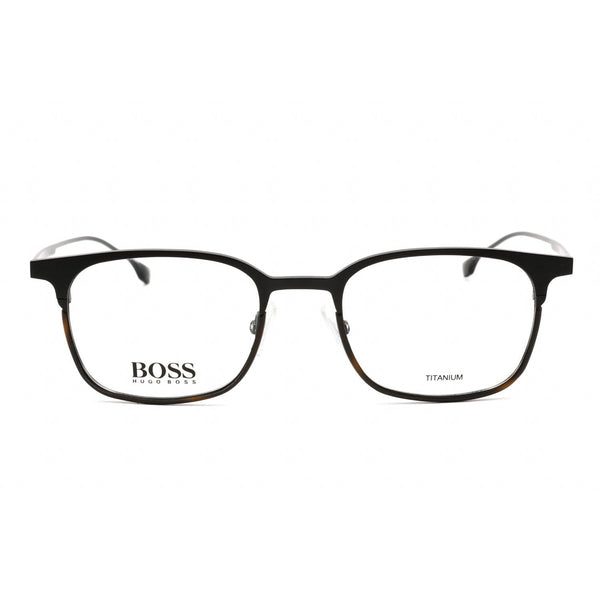 Hugo Boss 1014 Eyeglasses Matte Black Havana / Clear demo lens-AmbrogioShoes
