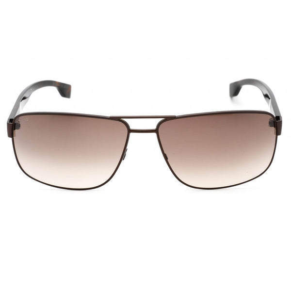 Hugo Boss 1035/S Sunglasses Matte Brown / Brown Gradient-AmbrogioShoes