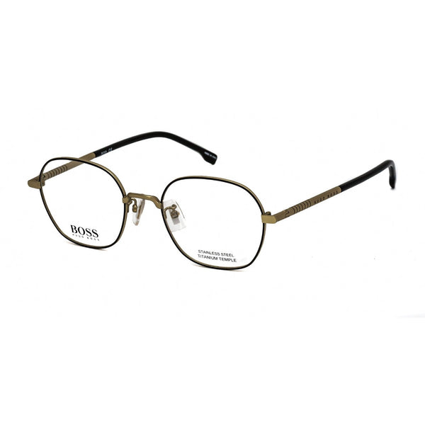 Hugo Boss 1109/F Eyeglasses Gold Black / Clear demo lens-AmbrogioShoes
