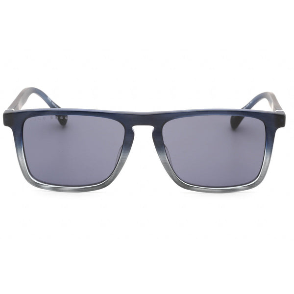 Hugo Boss BOSS 1082/S Sunglasses Matte Blue Pattern/Grey-AmbrogioShoes
