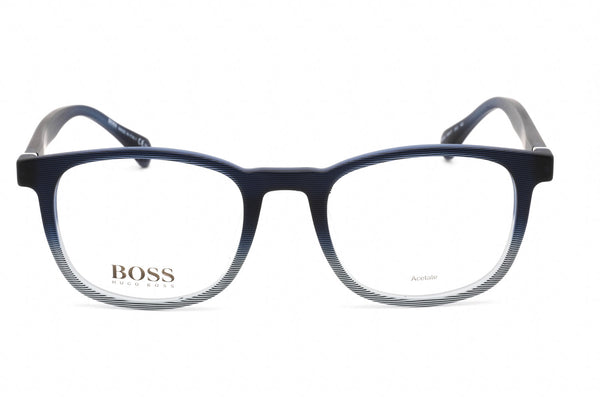 Hugo Boss BOSS 1085/IT Eyeglasses Blue Pattern / Clear Lens-AmbrogioShoes