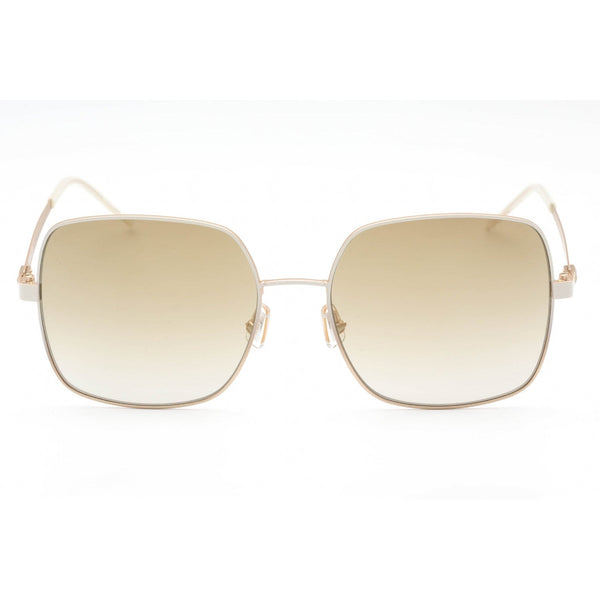 Hugo Boss BOSS 1160/S Sunglasses Matte White Gold / Brown ss Gold-AmbrogioShoes