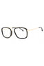 02M2 00 - BLACK GOLD/Clear demo lens