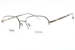 Hugo Boss BOSS 1346/F Eyeglasses Matte Ruthenium/Clear demo lens-AmbrogioShoes