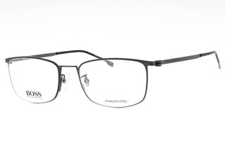 Hugo Boss BOSS 1351/F Eyeglasses MATTE RUTHENIUM BLACK/Clear demo lens-AmbrogioShoes