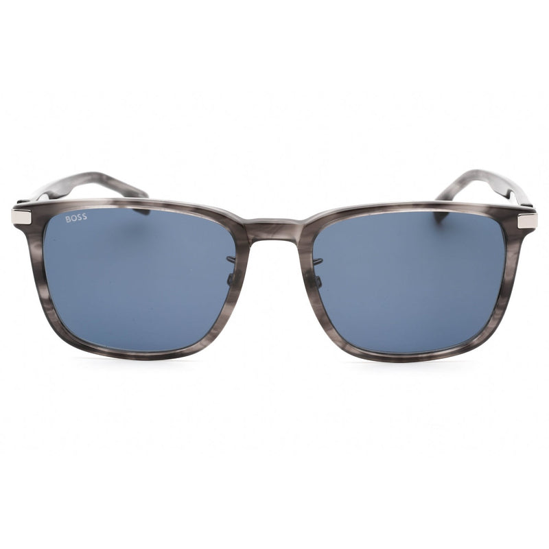 Hugo Boss BOSS 1406/F/SK Sunglasses GREY HORN / BLUE-AmbrogioShoes