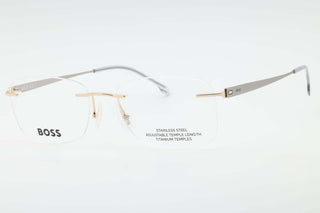 Hugo Boss BOSS 1424 Eyeglasses GOLD GREY/Clear demo lens-AmbrogioShoes