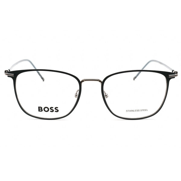Hugo Boss BOSS 1431 Eyeglasses Matte Blue Dark Ruthenium / Clear Lens-AmbrogioShoes
