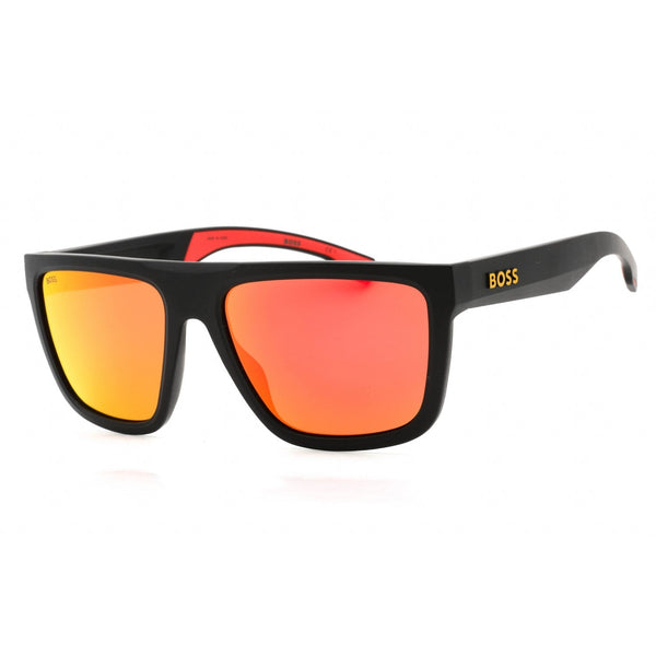 Hugo Boss BOSS 1451/S Sunglasses MTBKYLLW/RED ML-AmbrogioShoes