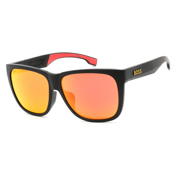 sponsor hvis du kan Seneste nyt Hugo Boss BOSS 1453/F/S Sunglasses Black Yellow / Red Multilayer –  AmbrogioShoes