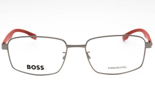 Hugo Boss BOSS 1470/F Eyeglasses MT DK RUTHENIUM/Clear demo lens-AmbrogioShoes