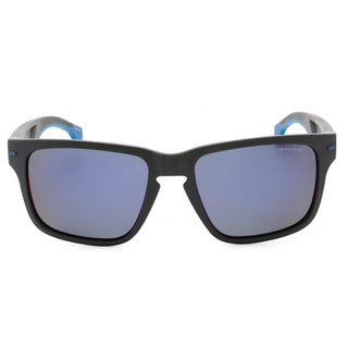 Hugo Boss BOSS 1497/S Sunglasses Matte Dark Grey / Blue Mirror-AmbrogioShoes