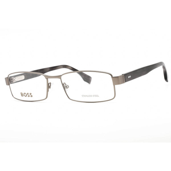 Hugo Boss BOSS 1519 Eyeglasses Matte Ruthenium Grey / Clear Lens-AmbrogioShoes