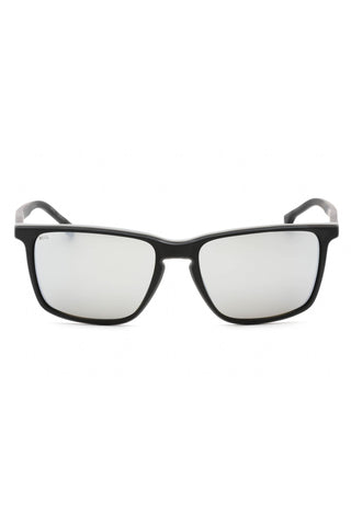 Hugo Boss BOSS 1556/O/S Sunglasses Matte Black Grey / Silver Mirror-AmbrogioShoes