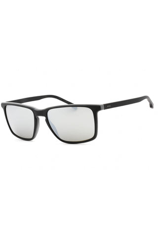 Hugo Boss BOSS 1556/O/S Sunglasses Matte Black Grey / Silver Mirror-AmbrogioShoes