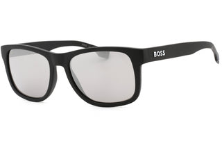 Hugo Boss BOSS 1568/S Sunglasses MTT BLACK / SILVER SP-AmbrogioShoes
