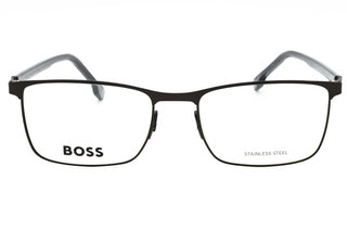 Hugo Boss BOSS 1637 Eyeglasses MT RUT BLACK/Clear demo lens-AmbrogioShoes