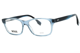 Hugo Boss BOSS 1645 Eyeglasses BLUE HORN/Clear demo lens-AmbrogioShoes